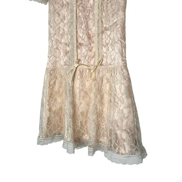 Vintage Gunne Sax Girls Lace Dress - Picture 3 of 6